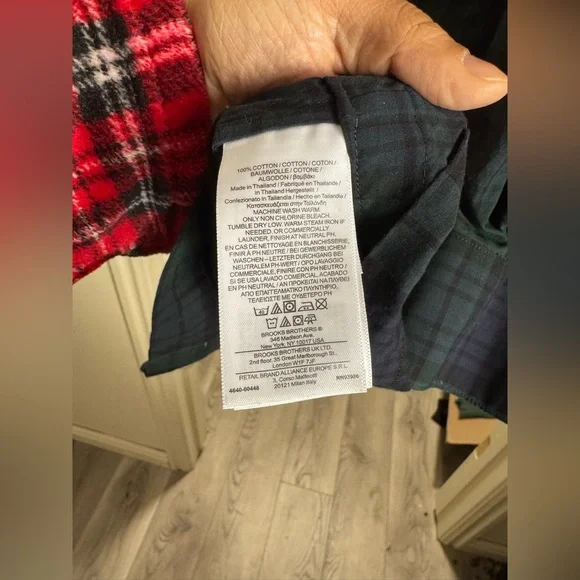 Brooks Brothers Plaid plaid Tartan Button Down Tie Dress - Picture 8 of 8